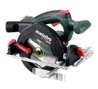 Metabo KS 18 LTX 57 BL Scie circulaire portative sans fil Profondeur de coupe max. (90°) 57 mm sans batterie, sans char