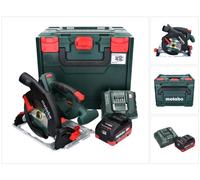 Metabo KS 18 LTX 57 Scie circulaire portative sans fil 165 mm 18V + 1x Batterie 5,5 Ah + Chargeur + Coffret metaBOX