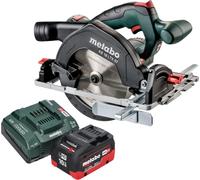 Metabo KS 18 LTX 57 Scie circulaire portative sans fil 18 V 165 mm + 1x batterie LiHD 10,0 Ah + chargeur