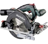 Metabo KS 18 LTX 57 Scie circulaire portative sans fil Profondeur de coupe max. (90°) 57 mm sans batterie, sans chargeur, + mallette, butée parallèle incluse