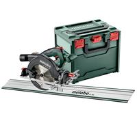 Metabo KS 18 LTX 57 SET 18V Li-Ion Batterie Scie Circulaire Dans MetaBOX Avec Rail De Guidage FS 160 - 165 Mm