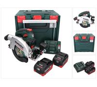 Metabo KS 18 LTX 66 BL Scie circulaire sans fil 18 V 165 mm (611866660) + 2x Batteries 5,5 Ah + Chargeur + Coffret metaBOX