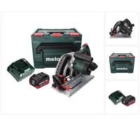 Metabo KT 18 LTX 66 BL Scie circulaire de plongée sans fil 18 V 165 mm + 1x Batterie 10,0 Ah + Chargeur + Coffret metaBOX