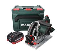 Metabo KT 18 LTX 66 BL Scie circulaire de plongée sans fil 18 V 165 mm + 1x Batterie 10,0 Ah + Coffret metaBOX - sans chargeur