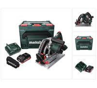 Metabo KT 18 LTX 66 BL Scie circulaire plongeante sans fil 18 V 165 mm + 1x Batterie 4.0 Ah + Chargeur + Coffret metaBOX