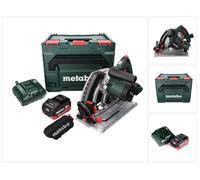 Metabo KT 18 LTX 66 BL Scie circulaire plongeante sans fil 18 V 165 mm + 1x Batterie 5.5 Ah + Chargeur + Coffret metaBOX
