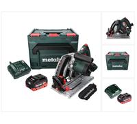 Metabo KT 18 LTX 66 BL Scie circulaire plongeante sans fil 18 V 165 mm + 1x Batterie 8.0 Ah + Chargeur + Coffret metaBOX
