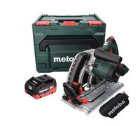Metabo KT 18 LTX 66 BL Scie circulaire plongeante sans fil 18 V 165 mm + 1x Batterie 8.0 Ah + Coffret metaBOX - sans chargeur