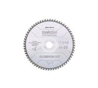 Metabo Lame de scie ""aluminium cut - professional"", 254x2,4/2,0x30 Z72 FZ/TZ 5°neg - 628447000