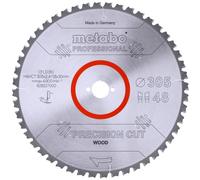 Metabo Lame de scie bois coupé de précision professionnel 305x30 Z48 WZ 5° 628227000