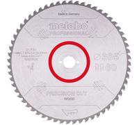 Metabo Lame de scie circulaire HW/CT Bois coupé de précision professionnel 305x30 Z60 WZ 5° 628228000