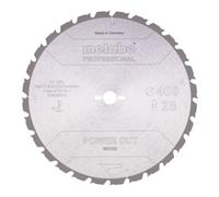 Metabo Lame de scie circulaire HW/CT 400 x 30 x 3,5/2,5, nombre de dents 28, denture plate biseautée, angle d'attaque 10° metabo Quantité:1