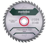 Metabo Lame de scie circulaire "Precision Cut Wood - classic" 254x30, Z40 WZ 20° 62832500