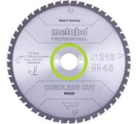 Metabo Lame de scie "cordless cut wood - professional", 216x1,8/1,2x30 Z28 WZ 5°neg
