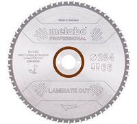 Metabo Lame de scie "laminate cut - professional", 254x2,6/2,0x30 Z66 FZ/TZ 0