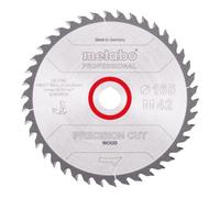Metabo Lame de scie Metabo "coupe de bois de précision - professionnelle", 165x2,2/1,4x20 Z42 WZ 15°. Quantité:1