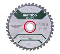 Metabo Lame de scie circulaire HWCT 216 Ø216 mm 40 dents