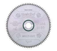Metabo Lame de scie Metabo "multi cut - professional", 315x2,8/2,0x30, Z96 FZ/TZ, 5°neg. Quantité:1