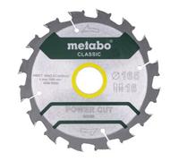 Metabo Lame de scie Metabo "power cut wood - classic", 165x2,2/1,4x30, Z16 WZ 5° /B Quantité:1