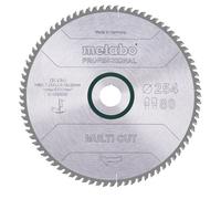 Metabo Lame de scie "Multi coupe - professionnelle" HW/CT 254x30, 80 PZ/LZ, 5° 628093000