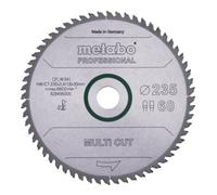 Metabo Lame de scie "multi coupe - professionnelle", 235x30, Z60 FZ/TZ 5° 628495000