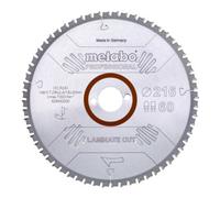 Metabo Lame de scie circulaire Laminate Cut Professional 628442000 216 x 30 x 1,8 mm 60 dents FZ/TZ