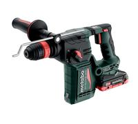 Metabo - Marteau combiné sans fil 18 V, 2 batteries 4,0 Ah LiHD, chargeur 601714800