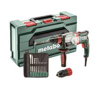 Metabo Marteau multifonction Metabo UHEV 2860-2 Quick Set avec jeu de forets et de burins SDS-plus (10 pièces) ; metaBOX 145 L Quantité:1
