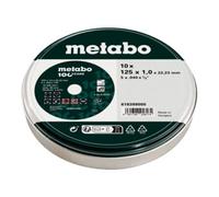 Metabo Metabo Jeu de disques de tronçonnage SP 125x1.0x22,23 Inox, TF 41, boîte métal (616399000) Quantité:1