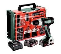 Metabo Perceuse-visseuse à percussion sans fil SB 18 L Set 18 V 60 Nm 2x2 Ah Li‑Power chargeur