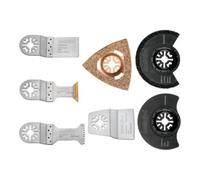 Metabo Outil multifonctions Starter-Set Classic 7 pièces – accessoires bois, métal, joints