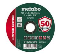 Metabo Meule de tronçonnage Metabo Limited Edition 125 x 1,0 x 22,23 mm modèle droit Quantité:100