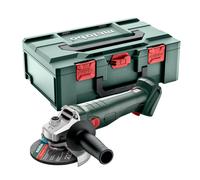 Metabo Meuleuse d'angle W 18 L 9-125 sans fil 18V machine uniquement + MetaBox 165L