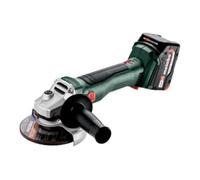 Metabo Meuleuse d'angle sans fil Metabo W 18 L BL 9-125 (602374510)X 165 L; 18V 2x4Ah Li-Power + ASC 55 Quantité:1