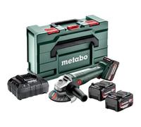 Metabo Meuleuse d'angle sans fil W 18 L 9-125 Quick Set, 18 V/4Ah - 602249960