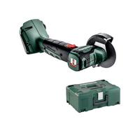 Metabo Meuleuse d'angle CC 18 LTX BL sans batterie ni chargeur avec coffret MetaBox et 5 disques