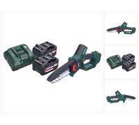 Metabo MS 18 LTX 15 scie sans fil 18 V 15 cm 5 m/s + 2x batterie 4,0 Ah + chargeur