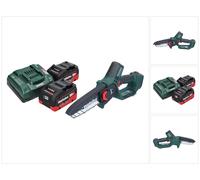 Metabo MS 18 LTX 15 scie sans fil 18 V 15 cm 5 m/s + 2x batterie 5,5 Ah + chargeur
