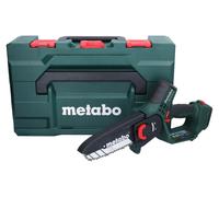 Metabo MS 18 LTX 15 Trononneuse sans fil 18 V 15 cm 15 cm 5 m/s + metaBOX ( 600856840 ) - sans batterie, sans chargeur de batterie