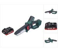 Metabo MS 18 LTX 15 Trononneuse sans fil 18 V 15 cm 5 m/s + 1x accu 4,0 Ah - sans chargeur