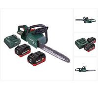 Metabo MS 36-18 LTX BL 40 Trononneuse d'elagage sans fil 36 V ( 2x 18 V ) 40 cm 22 m/s Brushless + 2x batterie 10,0 Ah + chargeur