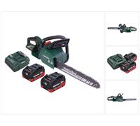 Metabo MS 36-18 LTX BL 40 Trononneuse d'elagage sans fil 36 V ( 2x 18 V ) 40 cm 22 m/s Brushless + 2x batterie 5,5 Ah + kit chargeur