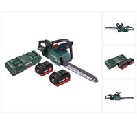 Metabo MS 36-18 LTX BL 40 Trononneuse d'elagage sans fil 36 V ( 2x 18 V ) 40 cm 22 m/s Brushless + 2x batterie 10,0 Ah + double chargeur
