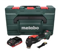 Metabo MT 18 LTX BL QSL Outil multifonction sans fil 18 V sans balais Starlock Plus + 1x Batterie 4,0 Ah + Coffret metaBOX - sans chargeur