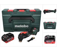 Metabo MT 18 LTX BL QSL Outil multifonction sans fil 18 V sans balais Starlock Plus + 1x Batterie 5,5 Ah + Coffret metaBOX - sans chargeur