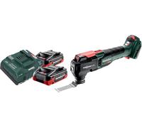 Metabo MT 18 LTX BL QSL Outil multifonctions sans fil 18 V Brushless Starlock Plus + 2x batterie LiHDX 4,0 Ah + chargeur