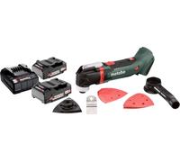 Metabo MT 18 LTX Outil multifonctionnel sans fil 18 V OIS / Starlock + 2x batterie 2,0 Ah + chargeur