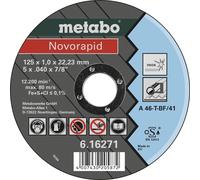 Metabo Novorapid Disque a tronçonner 125 x 1,0 x 22,23 inox, TF 41 616271000