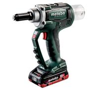 Metabo NP 18 LTX BL Riveteuse sans fil (18V/2x4,0Ah) MetaBOX 619002800