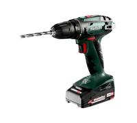 Metabo Perceuse-visseuse sans fil BS 18 – 18 V Li-Ion, 2 vitesses, mandrin 10 mm